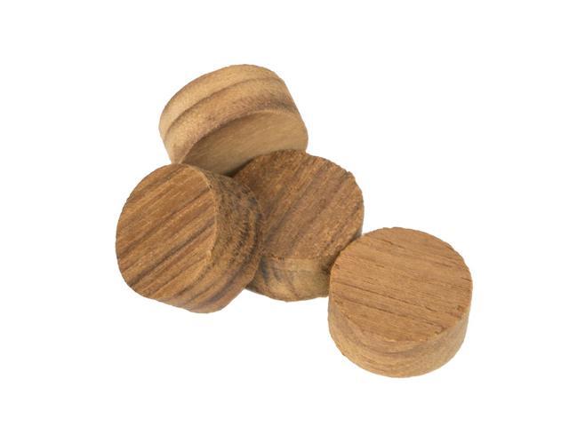 Whitecap Teak Plug - 1' - 20 Pack