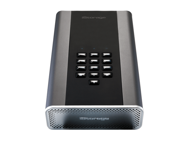 iStorage diskAshur DT2 4TB Secure encrypted desktop hard drive - FIPS Level 3 certified - Password protected - military grade hardware encryption...
