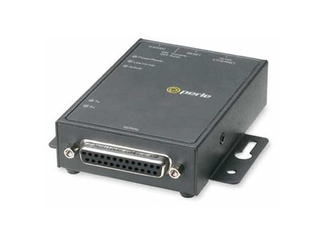 Perle 04031784 IOLAN DS1 G25F Serial Device Server: 1 x DB25F connector with software selectable RS232/422/485 interface