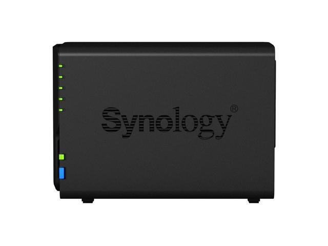 Synology DiskStation DS220+ NAS Server with Celeron 2.0GHz CPU, 6GB Memory, 4TB HDD Storage, 2 x 1GbE LAN Ports, DSM Operating System