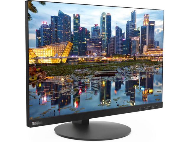 Lenovo ThinkVision T23d 23-inch 1920 x 1200 LED Backlit Full HD Widescreen WUXGA LCD Monitor, 2-Pack Bundle with HDMI, VGA, DisplayPort
