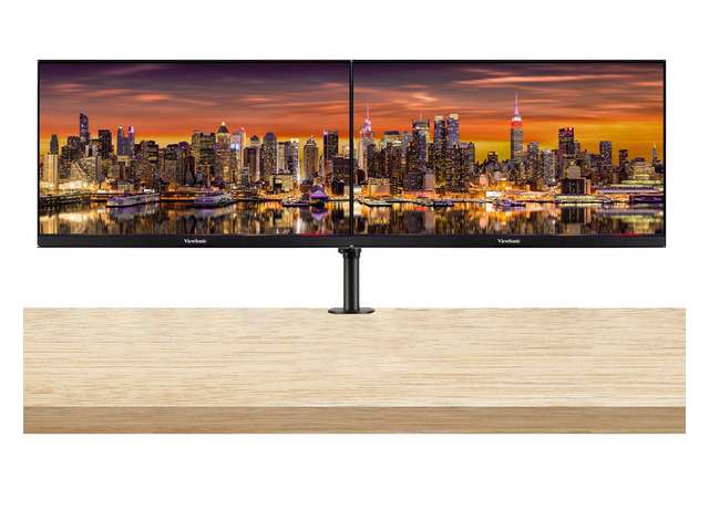 ViewSonic VA2447-MHU 24-inch 1920 x 1080 Full HD LCD IPS Monitor, 2-Pack bundle with Ultra-Thin Bezel, FreeSync, Eye Care, HDMI, USB-C, VGA,...