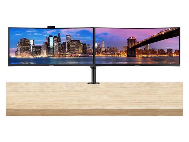 Samsung S65VC 34-inch Curved 1440P UWQHD 100Hz IPS LCD ViewFinity Monitor, bundle S34A654 with Webcam, USB-C, Ethernet, Dock, DisplayPort, HDMI,.