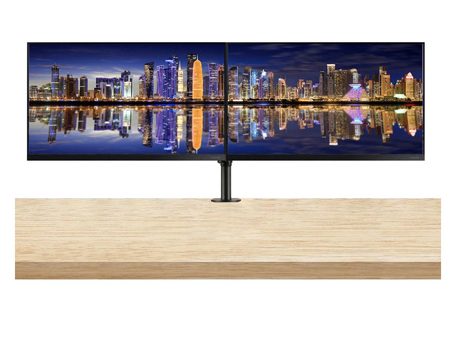 Samsung T45F 27-inch 1080P FHD Borderless IPS LCD Professional Monitor, 2-Pack Bundle with FreeSync, DisplayPort, HDMI, USB Hub, Desk Mount Dual...