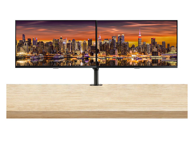 Samsung S80PB 27-inch 2160P 4K UHD Ultra-Slim Bezel IPS LCD ViewFinity Monitor, 2-Pack bundle with Dock, Ethernet, USB-C, DisplayPort, HDMI, USB...