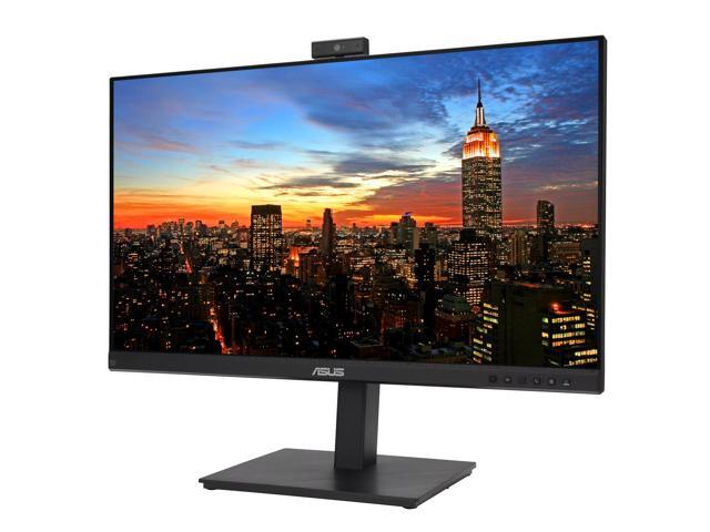 Asus BE24EQK 24-inch 1080P FHD Frameless IPS Business Monitor, 2-Pack Bundle with Full HD Webcam, Mic Array, Speakers, DisplayPort, HDMI, Desk...