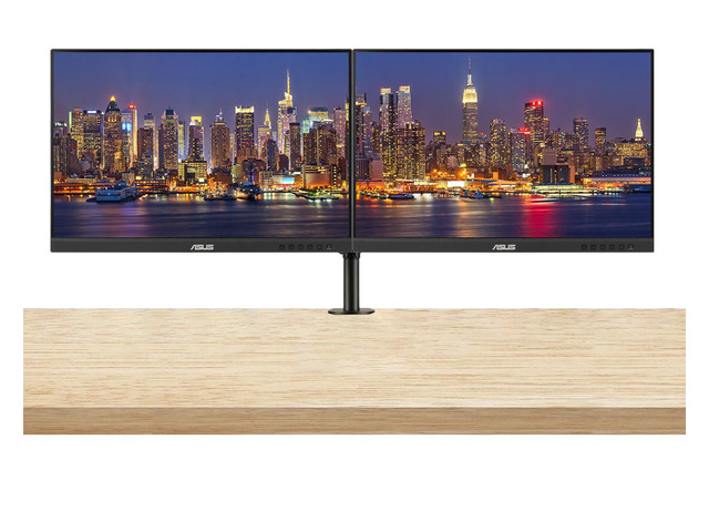 Asus ProArt PA278CV 27-inch 1440P 2K WQHD 100% sRGB IPS Professional Monitor, 2-Pack Bundle with USB-C, DisplayPort Daisy-Chain, HDMI, USB Hub,...