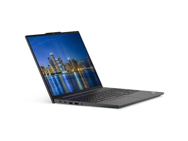 Lenovo E16 16' Ryzen 5, 16GB RAM, 256GB SSD, Notebook Bundle with 2 x ThinkVision T24i 24' Monitors, Dual Stand, USB-C Dock, MK540 Wireless...