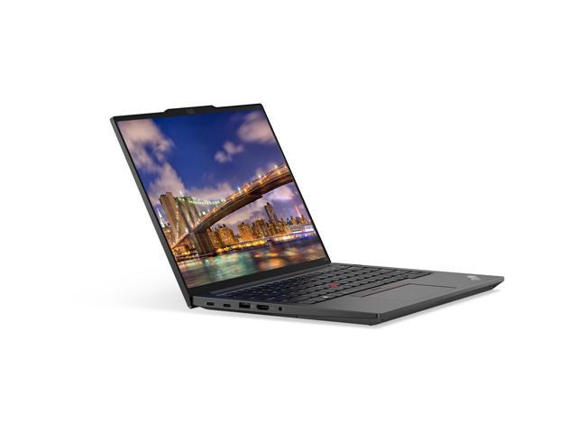 Lenovo E14 Gen 5 14' Ryzen 5, 8GB RAM, 256GB SSD, Notebook Bundle with 2 x ThinkVision T24i 24' Monitors, Dual Stand, USB-C Dock, MK670 Wireless...