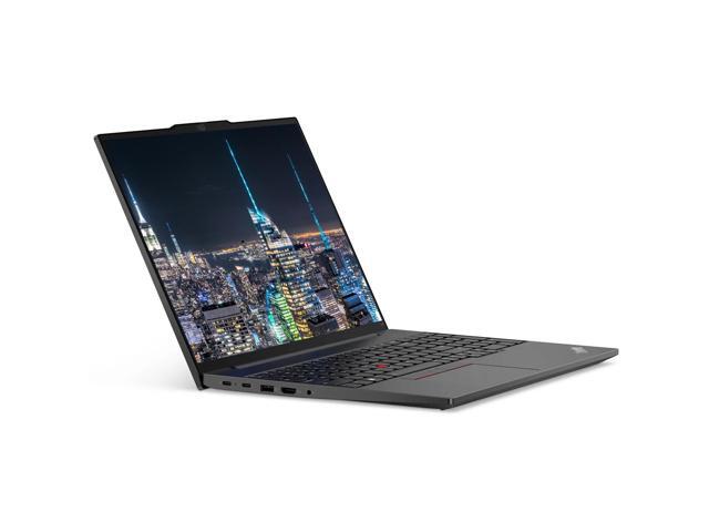 Lenovo E16 16' Ryzen 5, 8GB RAM, 256GB SSD, Notebook Bundle with 2 x ThinkVision T24i 24' Monitors, Dual Stand, USB-C Dock, MK670 Wireless Keyboard...