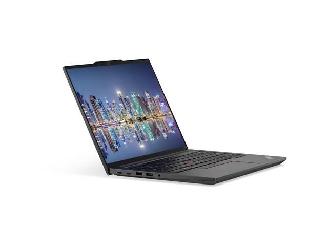Lenovo E14 Gen 5 14' Ryzen 7, 16GB RAM, 512GB SSD, Notebook Bundle with 2 x ThinkVision T24i 24' Monitors, Dual Stand, USB-C Dock, MK670 Wireless...