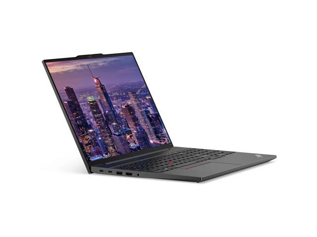 Lenovo E16 16' Ryzen 5, 16GB RAM, 256GB SSD, Notebook Bundle with 2 x ThinkVision T24i 24' Monitors, Dual Stand, USB-C Dock, MK670 Wireless...