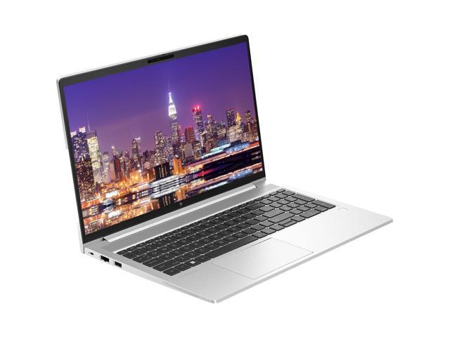 HP EliteBook 655 G10 15.6' Ryzen 5, 16GB RAM, 512GB SSD, Windows 11 Pro Notebook Bundle with 2 x EliteDisplay E27 27' Monitors, Dual Stand, USB-C...