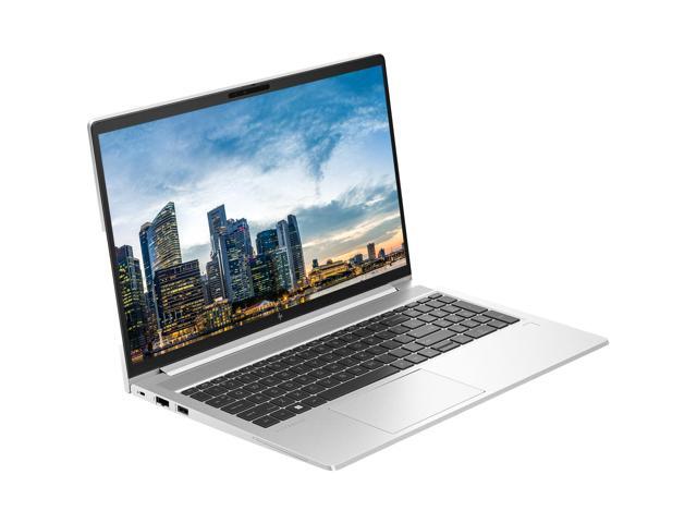 HP EliteBook 645 G10 14' Ryzen 7, 16GB RAM, 512GB SSD, Windows 11 Pro Notebook Bundle with 2 x EliteDisplay E27 27' Monitors, Dual Stand, USB-C...