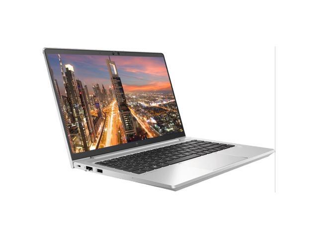 HP EliteBook 645 G10 14' Ryzen 7, 16GB RAM, 512GB SSD, Windows 11 Pro Notebook Bundle with 2 x EliteDisplay E27 27' Monitors, Dual Stand, USB-C...