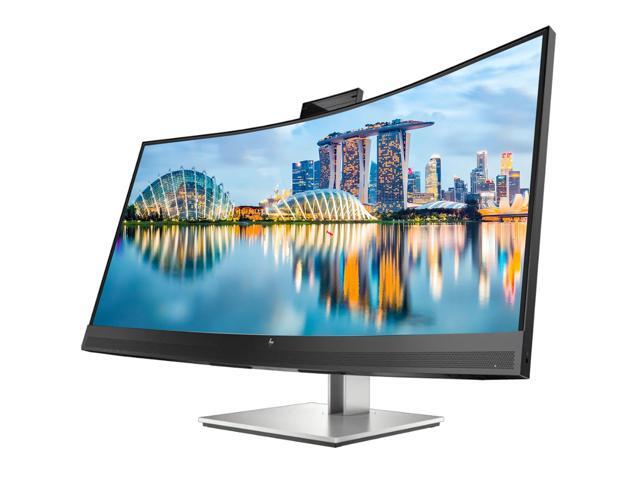 HP EliteDisplay E34m G4 34 inch Curved 2440 x 1440 2K WQHD LED-Backlit Conferencing Monitor, Camera, Built-in Speaker, Stand, MK540 Wireless...