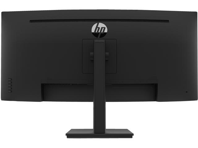 HP P34HC G4 Curved 34 inch 3440 x 1440 2K WQHD LCD Monitor, 2-Pack Bundle with Built-in Speakers, HDMI, USB-C, and DisplayPort, Stand, MK670...