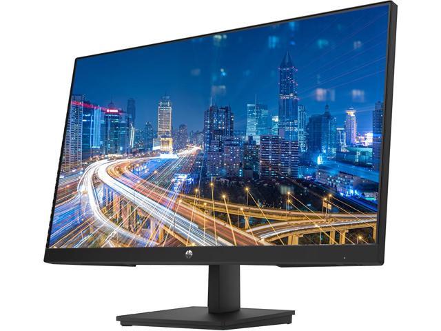 HP P24h G5 24 inch 1920 x 1080 Full HD Edge LED LCD Monitor, 2-Pack Bundle with HDMI, VGA, and Display Port with Built-in Speakers