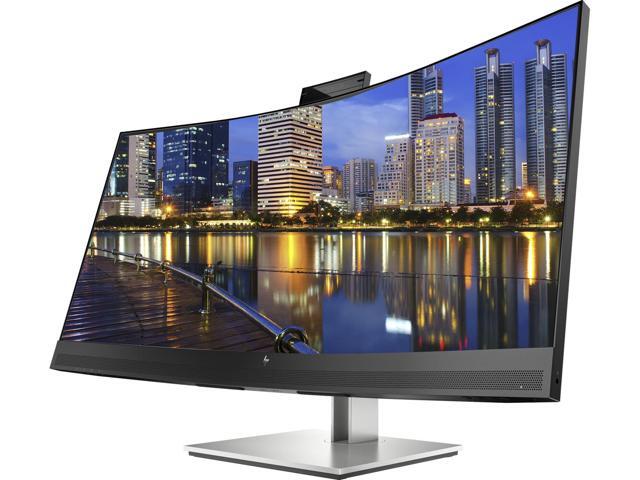 HP EliteDisplay E34m G4 34 inch Curved 2440 x 1440 2K WQHD LED-Backlit LCD Conferencing Monitor, USB-C, HDMI, USB Hub, DisplayPort, Camera,...