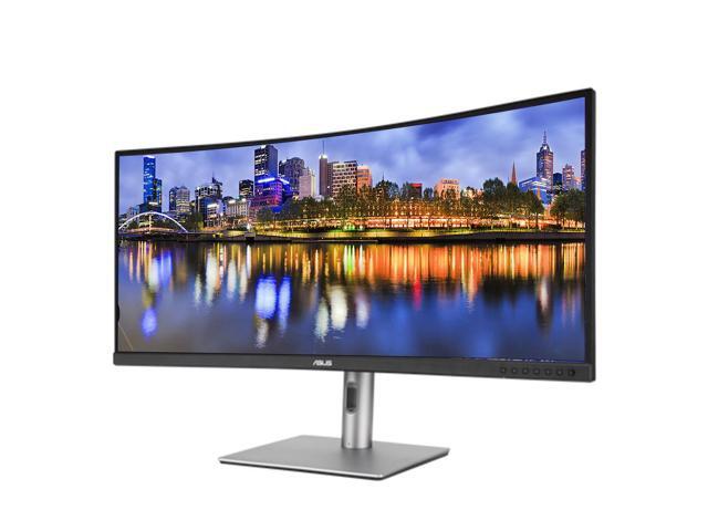 Asus ProArt PA34VCNV 34-inch Curved 1440P UW-QHD Professional Monitor, 2-Pack bundle with USB-C with 96W PD, Daisy Chain DisplayPort, HDMI, USB...