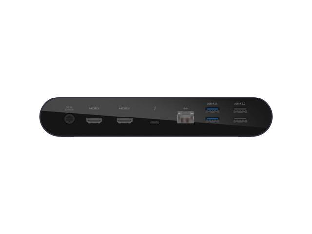 Belkin Connect Pro Thunderbolt 4 90W Dock, Dual 4K Support, HDMI, USB-C, SD Port and USB Hub Bundled With Desk Mount Monitor Stand, MK270 Wireless...