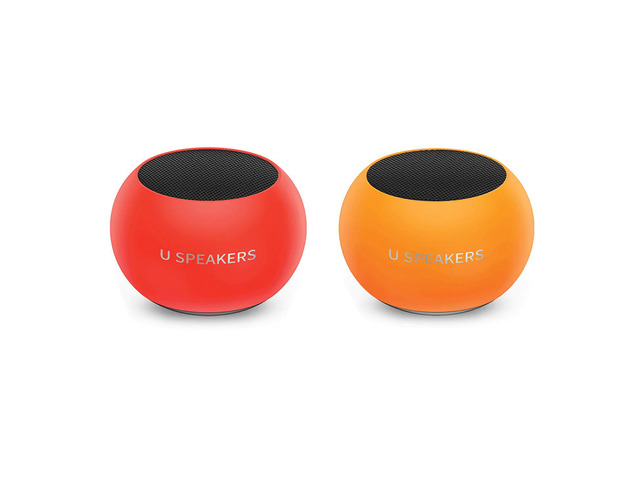 U Speakers Mini Glow in the Dark Portable Wireless Bluetooth Speaker with Magnetic Base, Mic & Selfie Remote Control Active Lifestyle Travel Home...