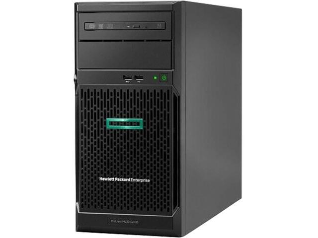HP ProLiant ML30 Gen10 Tower Server Bundle with 16GB USB Flash Drive, Intel Xeon E-2124 3.3GHz CPU, 16GB DDR4, 2TB SATA, RAID