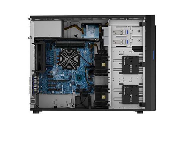 Lenovo ThinkSystem ST250 Tower Server, Intel Xeon 3.3GHz CPU, 64GB DDR4 2666MHz RAM, 16TB HDD Storage, JBOD RAID