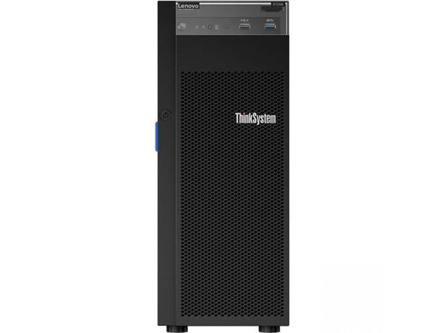 Lenovo ThinkSystem ST250 Tower Server, Intel Xeon 3.3GHz CPU, 64GB DDR4 2666MHz RAM, 16TB HDD Storage, JBOD RAID