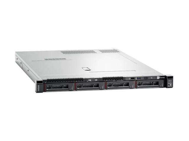 Lenovo ThinkSystem SR250 Rack Server Bundle with Rail Kit, Intel Xeon E-2136 6-Core 3.3GHz, 64GB DDR4, 4TB SSD, RAID