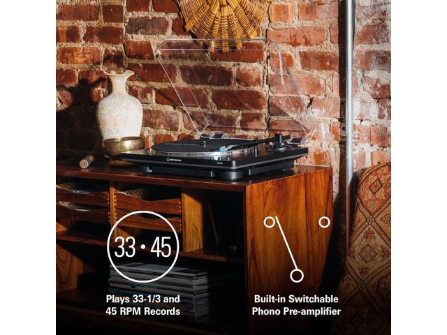 Audio-Technica - Audio Technica AT-LP70X-BG Automatic Turntable - Gray - image 7