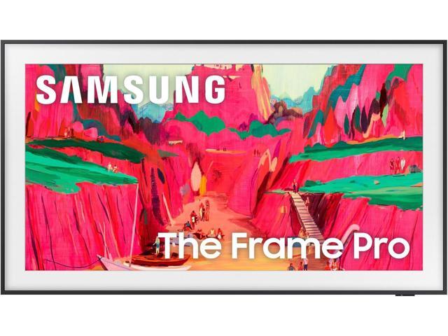 Samsung QN65LS03FWFXZA 65 Inch The Frame Wireless 4K Neo QLED TV with a VG-SCFF65TKBZA Customizable Bezel - Modern Teak (2025)