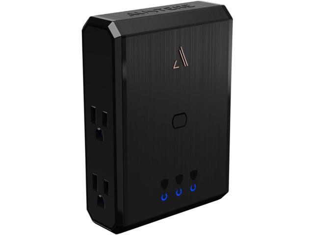 Austere 3S-PS4-US2 4-Power Outlet Space Saving Surge Protector (2025)