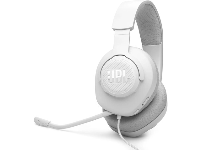 JBL QUANTUM-100M2-WHITE Wired Over-Ear Gaming Headset with Detachable Mic (2026)
