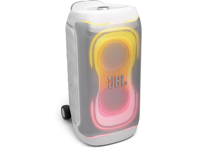 JBL PARTYBOX-330-WHITE Portable Party Speaker with Futuristic Lightshow - White (2026)