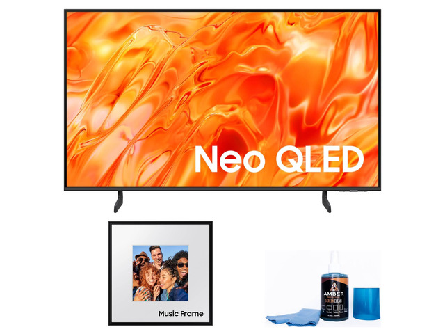 Samsung QN50QN70HA 50' NeoQLED TV with HW-LS60D Photo Frame Speaker (2026)