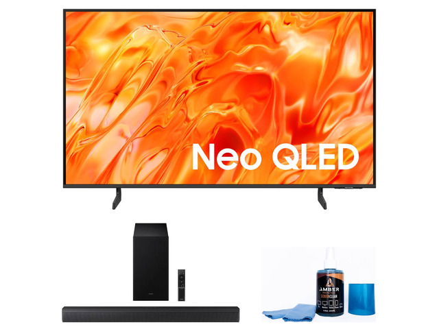 Samsung QN50QN70HA 50' NeoQLED TV with HW-B630F Soundbar and Sub (2026)