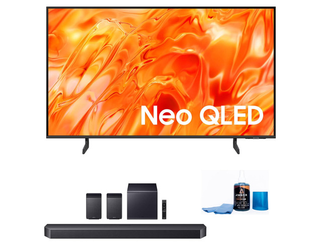 Samsung QN50QN70HA 50' NeoQLED TV with HW-Q990F Soundbar and Sub (2026)