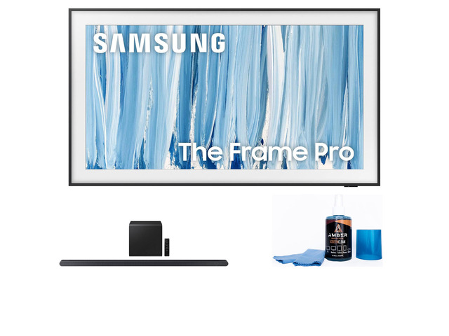 Samsung QN65LS03HW 65' The Frame Pro TV with HW-S800D Soundbar (2026)
