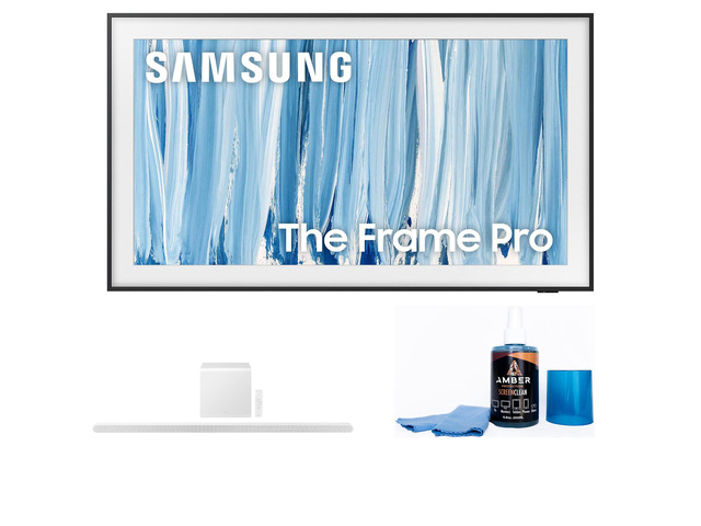 Samsung QN85LS03HW 85' The Frame Pro TV with HW-S801D Soundbar (2026)
