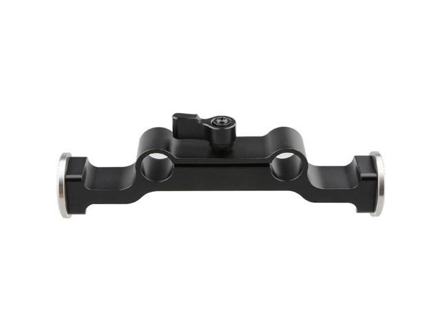 CAMVATE Dual Rod Clamp with ARRI Rosette Adapter, Black Wingnut #C1466