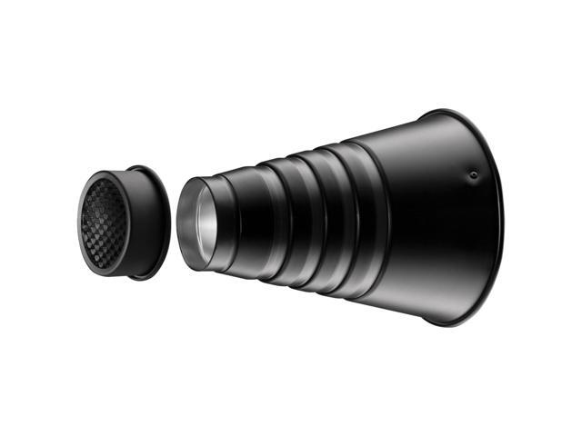 Westcott Snoot with Honeycomb Grid, Bowens-Mount, Silver/Black #4724