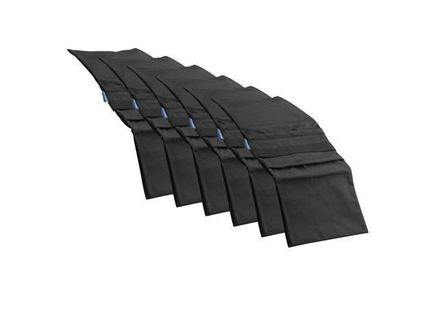 Flashpoint Empty Saddle Sandbag, Water-Resistant Cordura Nylon - (35 lb Capacity, Black) (6 Pack)