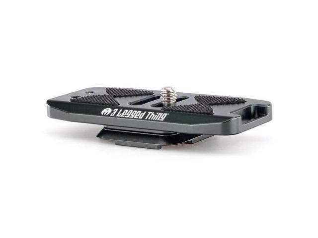3 Legged Thing BASE85 PD Arca-Swiss & Capture v3 Compatible 85mm Wide Quick Release Plate (Metallic Gray)
