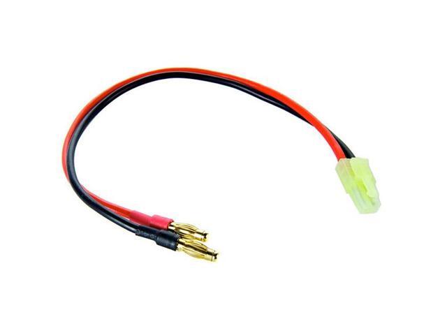 COMMON SENSE RC Mini Tamiya Charging Adapter with Banana Plugs