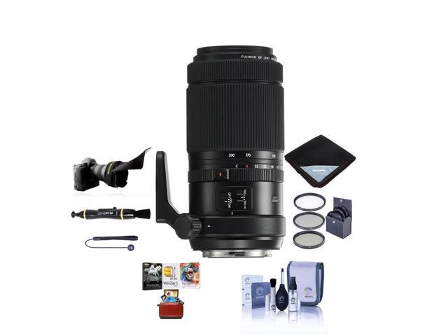 Fujifilm GF 100-200mm f/5.6 R LM OIS WR Lens, Bundle with ProOptic 67mm Filter Kit, Flex Lens Shade, Lens Wrap, LensPen Cleaner, Lens Cap Tether,...