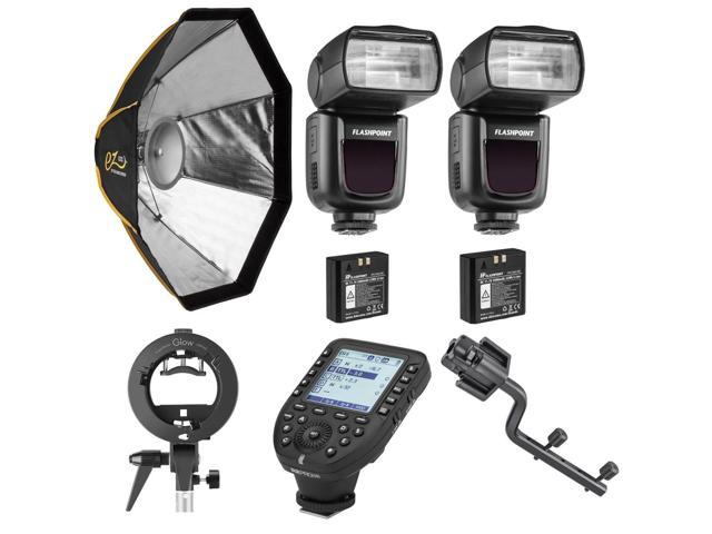 Photos - Studio Lighting Flashpoint Zoom Li-ion 2 Speedlight Kit W/R2 Pro MarkII, EZ Softbox Accs ( 