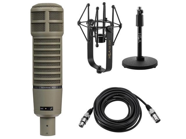 Electro-Voice RE20 Microphone and Desktop Broadcaster Kit #F.01U.117.389 K2