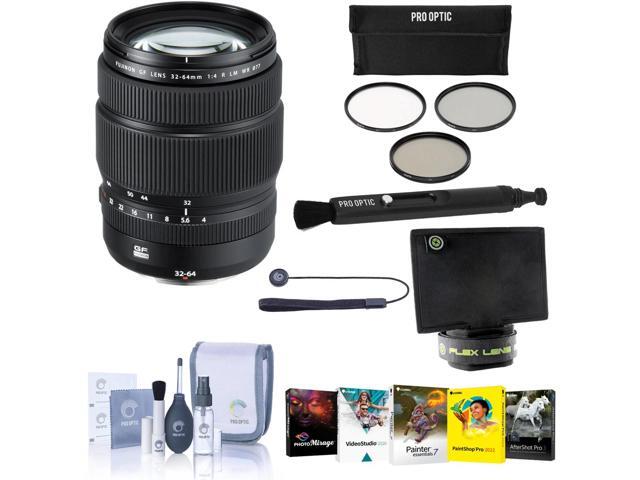 Fujifilm GF 32-64mm f/4 R LM WR Wide-Angle Zoom Lens With Free PC Accessory Kit