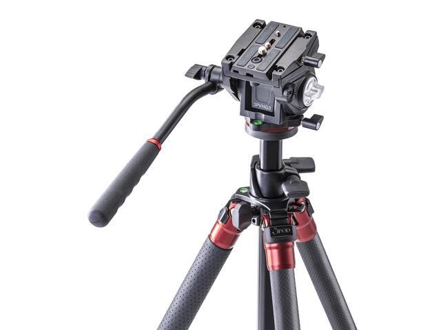 3Pod Orbit 4-Section Carbon Fiber Tripod, Bundle with Q3 Fluid Video Head
